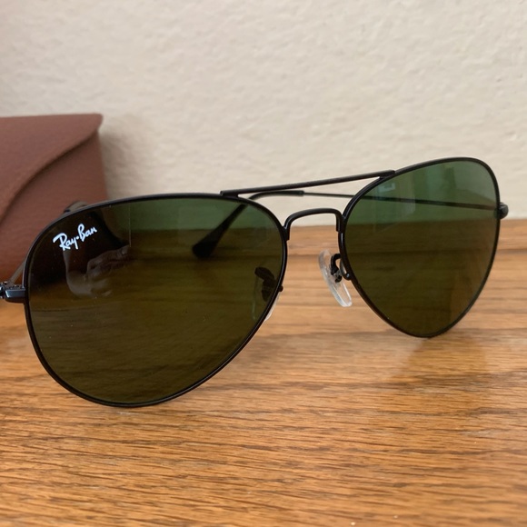 Authentic Ray-Ban Aviator Sunglasses 58mm NEW - Picture 15 of 16